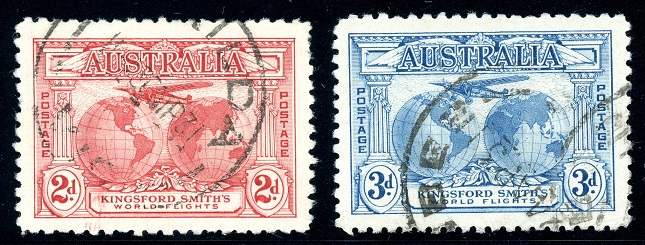 1931 Commemorative Stamp - Commemmorating World Flights by Kingsford Smith.